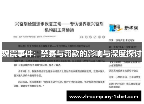 魏震事件：禁赛与罚款的影响与深度探讨